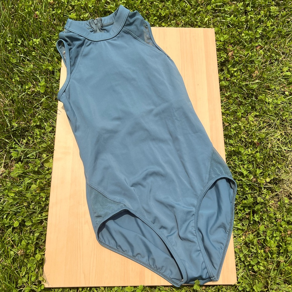 BALERA DANCEWEAR | Small adult - blue - mesh - leotard